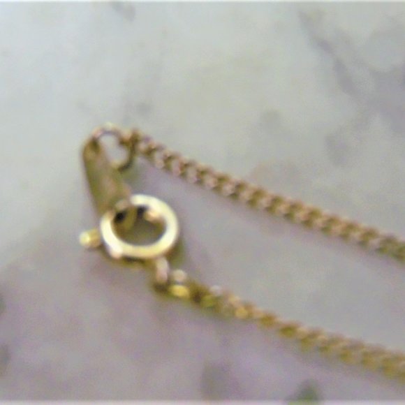 Beautiful 20" chain heart shell Gold tone chain - Picture 4 of 4